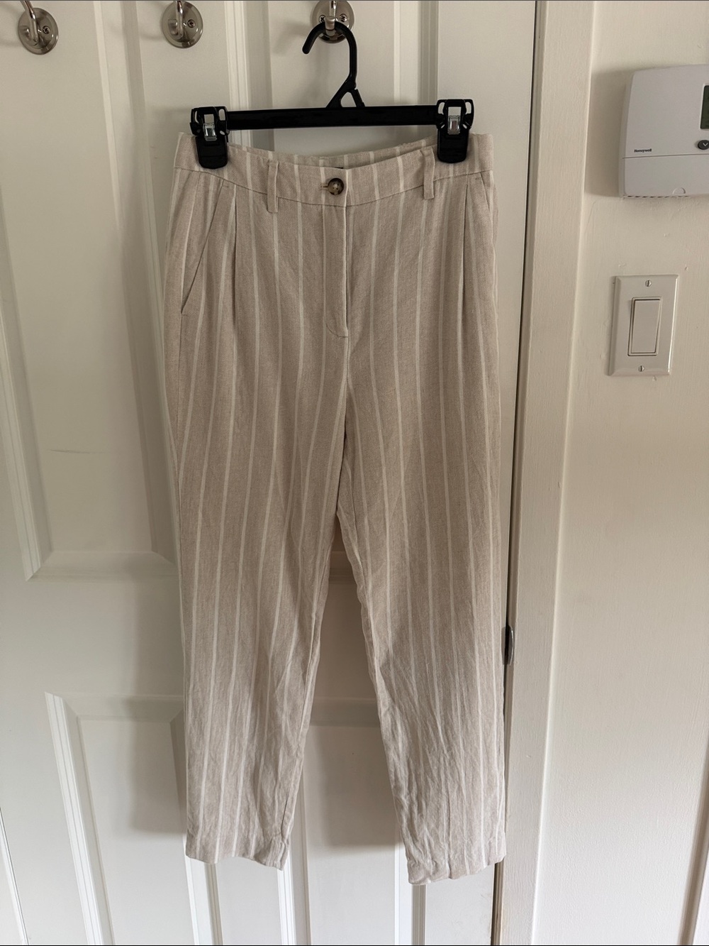 RW&CO. Beige Pinstripe Chinos